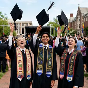 Custom Salvadorans American Flag Graduation Sash 2026, El Salvador Graduation Stole 2026, Salvadorans Graduation Sash, Graduation Stole 2026