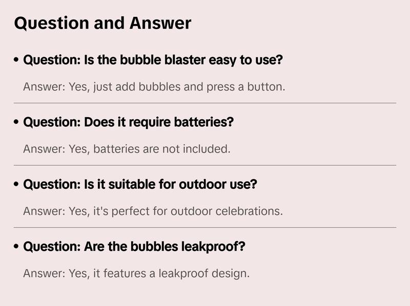 PoppinColorz BlabberMouth Color Bubble Blaster for Baby Gender Reveal Pink & Blue Bubbles Leakproof Easy to Use Batteries Not Included