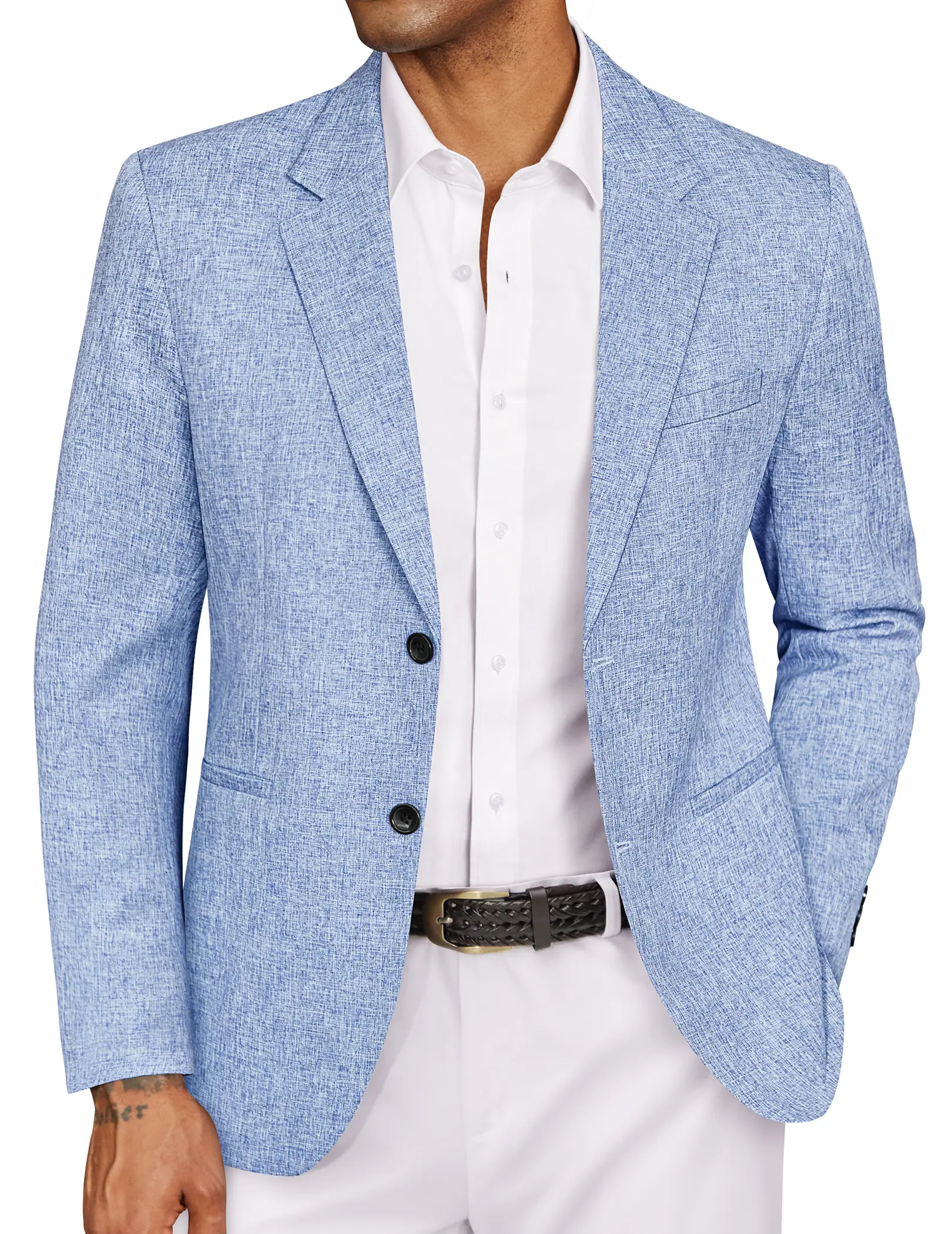 COOFANDY Men's Blazer Casual Slim Fit Sport Coats Two Button Lightweight Suit Jacket
