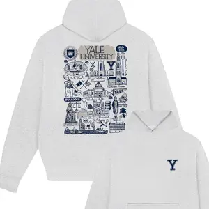 [Sale up to 30%] Yale University Sketched Graphic Shirt, College Merch , Custom Vintage University Hoodie, Custom College Sweatshirt