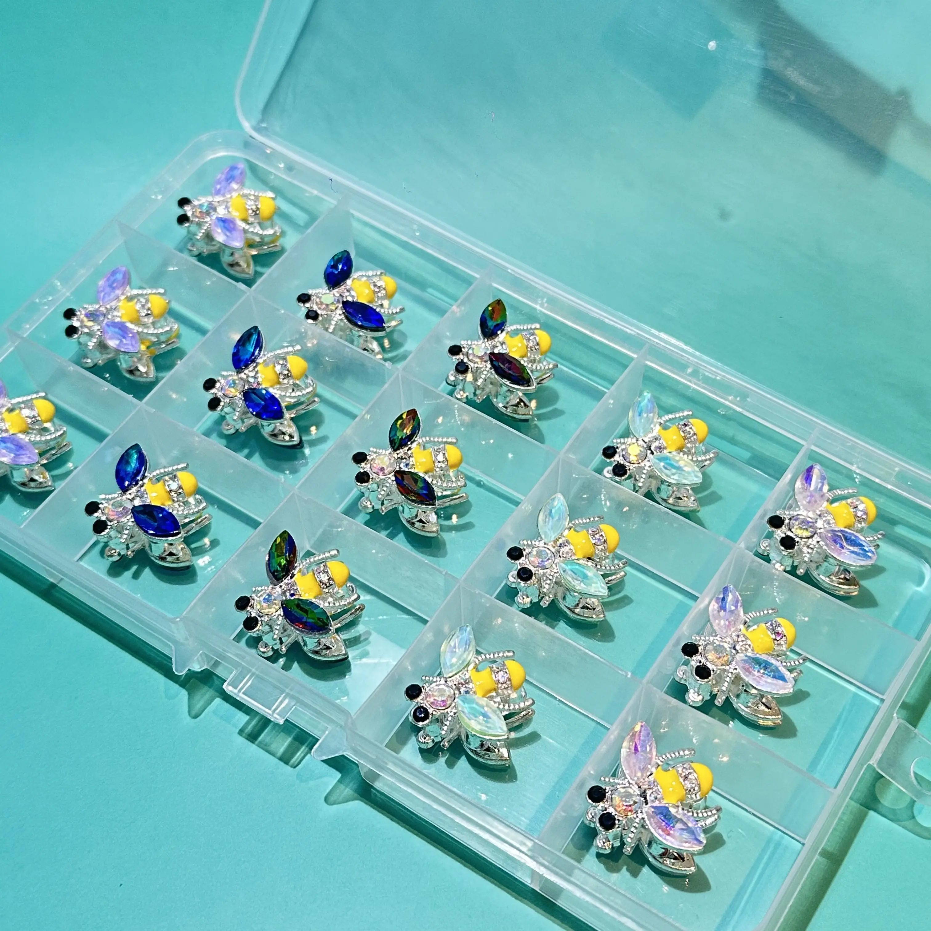 【B113】【Baby Bee Metal Beads 】20mm Rainbow Mix For DIY Pen/Jewelry Making