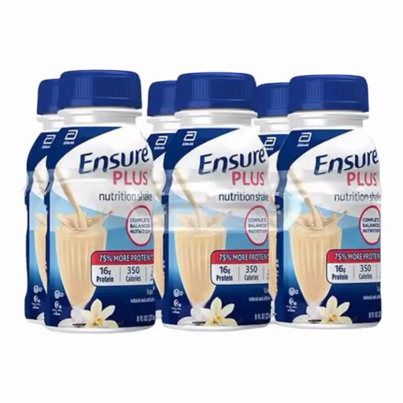 Ensure Plus Meal Replacement Nutrition Shake - 16g Protein, 8 fl oz, 6 Pack