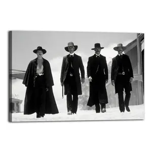 Tombstone Poster Canvas Oil Decor Wall Art Painting Modern Aesthetic Print Decoration Waterproof Gift Idea for Home Preferred Gift Giving Option