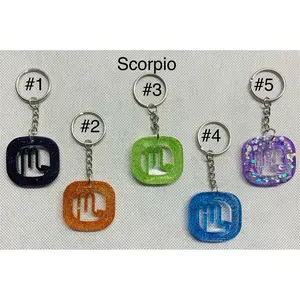 Scorpio Zodiac Keychain