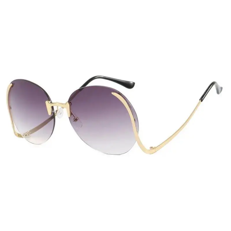 Stylish Polarized Wrap Around Sunglasses with a Metal Statement Frame, Unisex UV Protection Outdoor Rectangular Eyewear, Rectangular Polarized, Trendy Sunglasses, Stylish Sunglasses