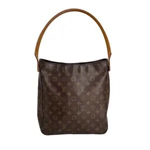 Pre-owned Louis Vuitton Canvas Shoulder Bags Looping GM Monogram Shoulder Bag