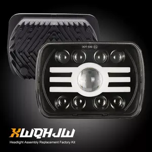 XWQHJW 7x6 5x7 Led Headlights Compatible with Nissan Pickup Hardbody Headlights 1983 1984 1985 1986 1987 1988 1989 1990 1991 1992 1993 1994 1995 1996 1997, H6054 Headlamp H4 High Low Beam, DOT Approved
