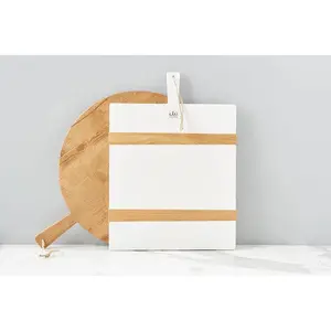 White Rectangle Mod Charcuterie Board