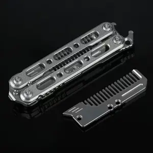 Titanium Utility Tool with Clip Mini Pry Bar EDC For Outdoor,Versatile and Durable, Outdoor Multifunctional Tools