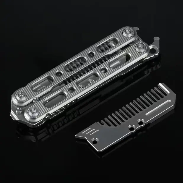 Titanium Utility Tool with Clip Mini Pry Bar EDC For Outdoor,Versatile and Durable, Outdoor Multifunctional Tools
