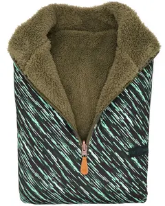 Reversible Light Sherpa 1/4 Zips - Sale | Fern Fleece - Grow