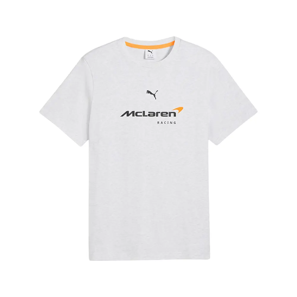 PUMA Mens Mclaren Racing Crew Neck Short Sleeve Casual Tops Casual - White