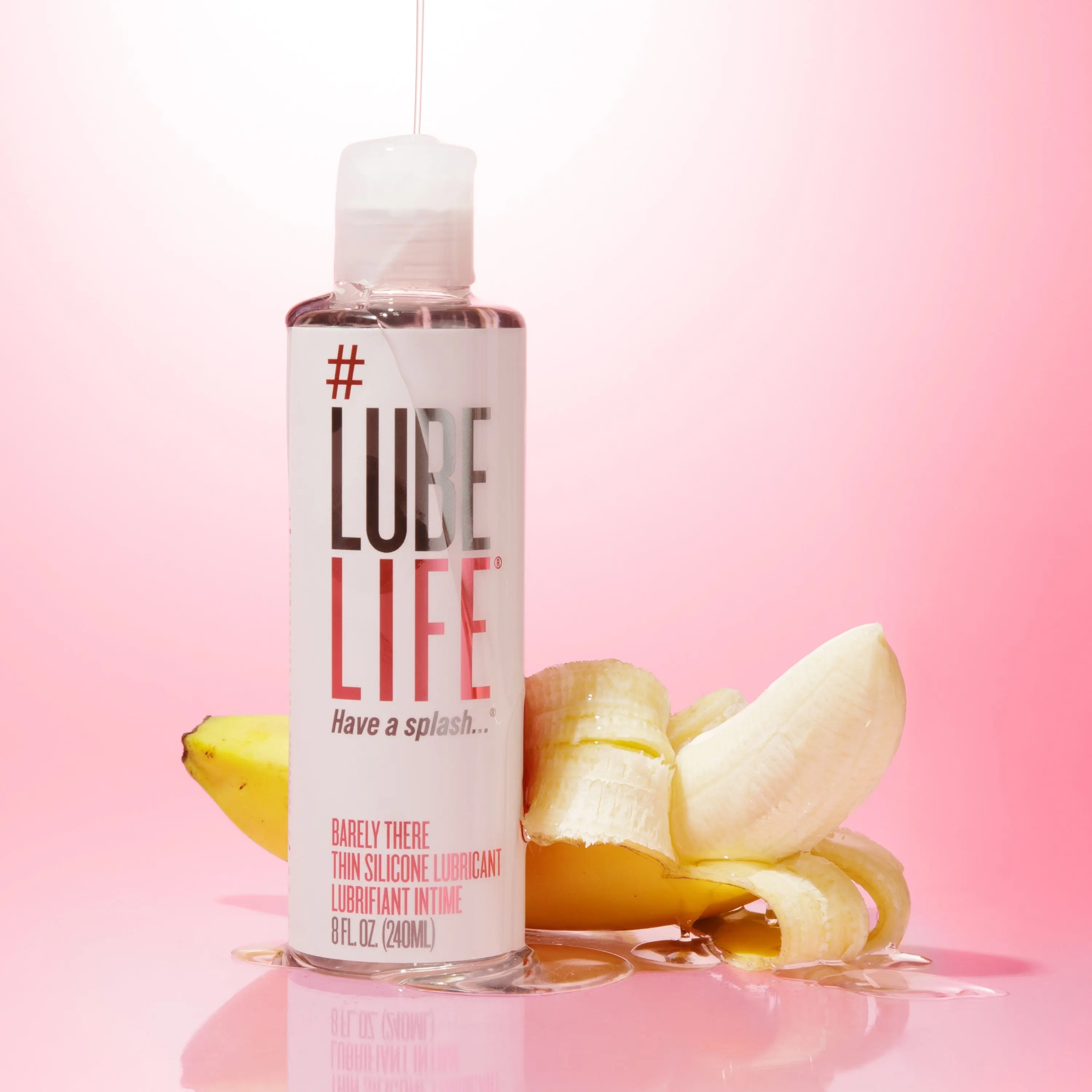LubeLife - Barely There Thin Silicone Personal Lubricant — Ultra-Light Formula (8 oz)