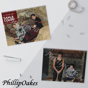 Sam and Colby Wall Calendar 2026 Calendar for Fan Lover 270gsm Premium Paper 11x8.5 & 14x11.5 Inches Eco-Friendly Design