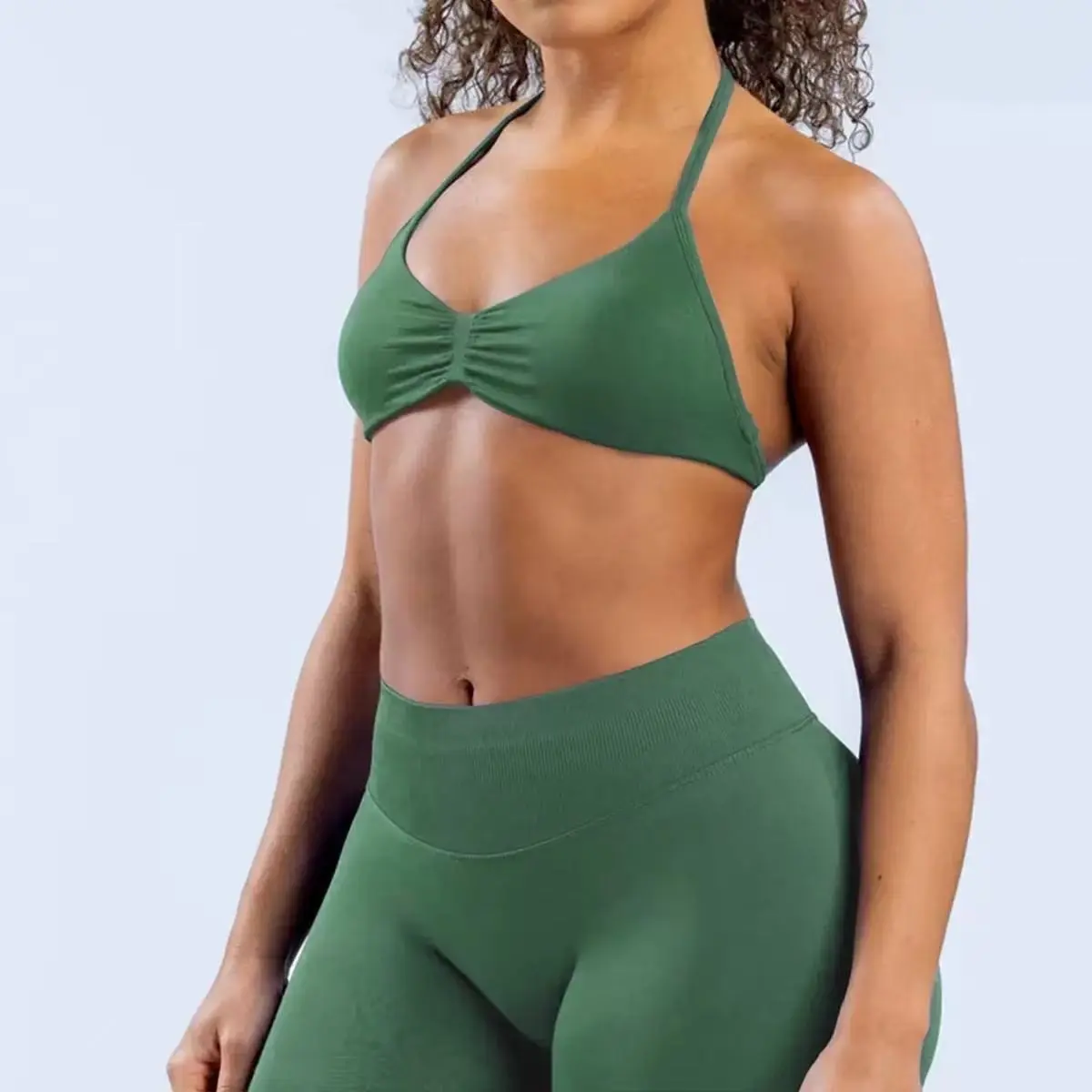 Bra + Shorts Set [Pistachio Green]