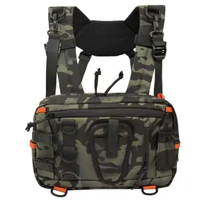 New Tactical Chest Bag, Multifunctional Off-Road Running Backpack, Portable Hiking Cycling Vest Pack, Fishing Lure Bag, Fly Fishing Chest Bag