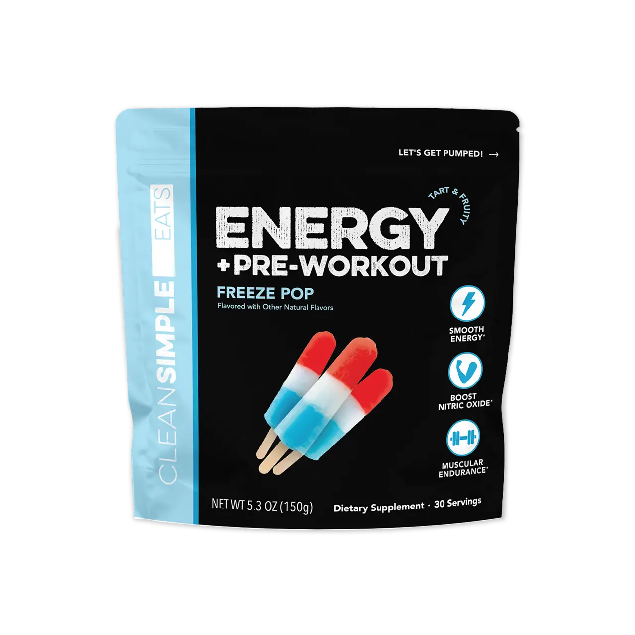 Energy + Pre-Workout: Freeze Pop (30 Servings)