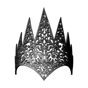 OIDEA Gothic Lace Crown Tiara for Women - Vintage Queen Headpiece for Wedding Party Costume summerwins,summerwins