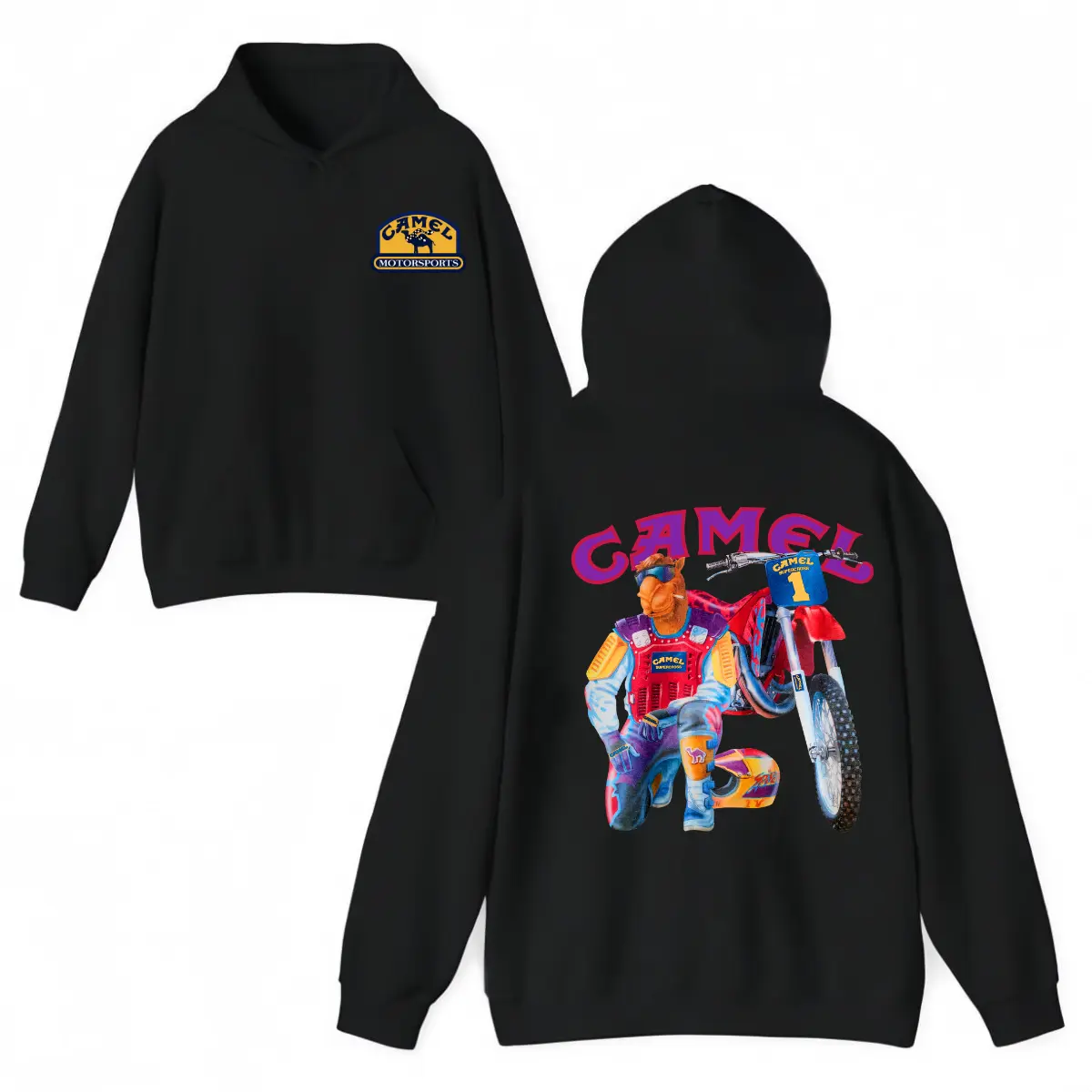 Camel Motorsports vintage 1993 Hoodie,Camel SuperCross Hoodie