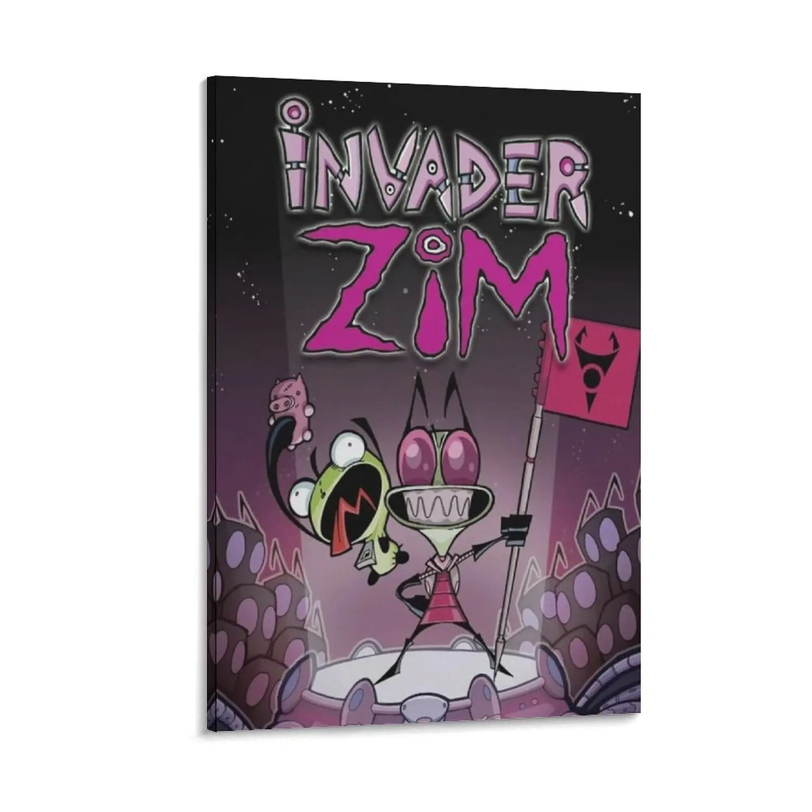 Invader Zim Poster Anime Poster 120 Canvas Poster Bedroom Decor Sports Landscape Office Room Decor Gift Frames Wall