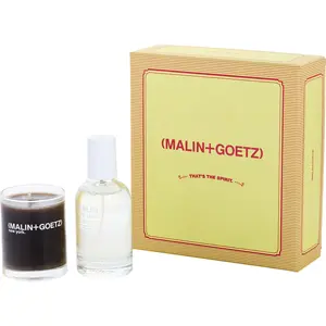 Malin+Goetz Dark Rum Set-Eau De Parfum Spray 1.7 Oz & Candle 2.35 Oz For Unisex