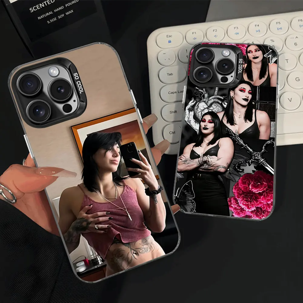 R-Rhea R-Ripley Wrestler Phone Case For iPhone 16,15,14,13,12,11,Pro,Max,Plus,Mini,XS,SE Anti Fall Black Matte Hard Bumper