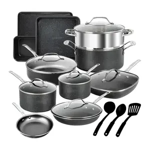 Granitestone 20 Piece Cookware Set with Bakewar e & Utensils