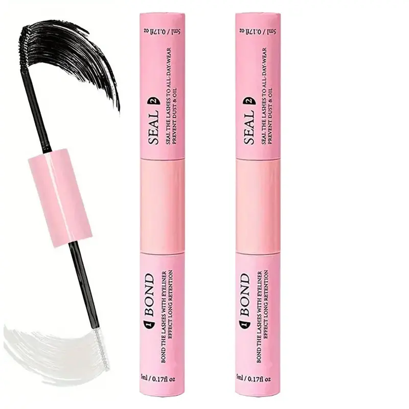 2 eyelash bonding and sealing waterproof 20ml eyelash bonding and sealing black eyelash adhesive Glue suitable for eyelash groups, Cosmetic Eyelash Extensions
