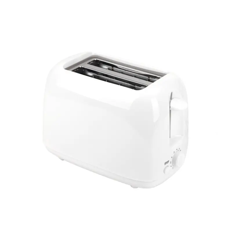 Fully Automatic Bread Toaster Slicer - Rubber & Polycarbonate Household Kitchen Appliance, Stable, Even Bake, Space-Saving Compact Structure, Easy Adjustment Functions, Variable Browning Control, 235x130x166mm, for Breakfast Sandwich Making