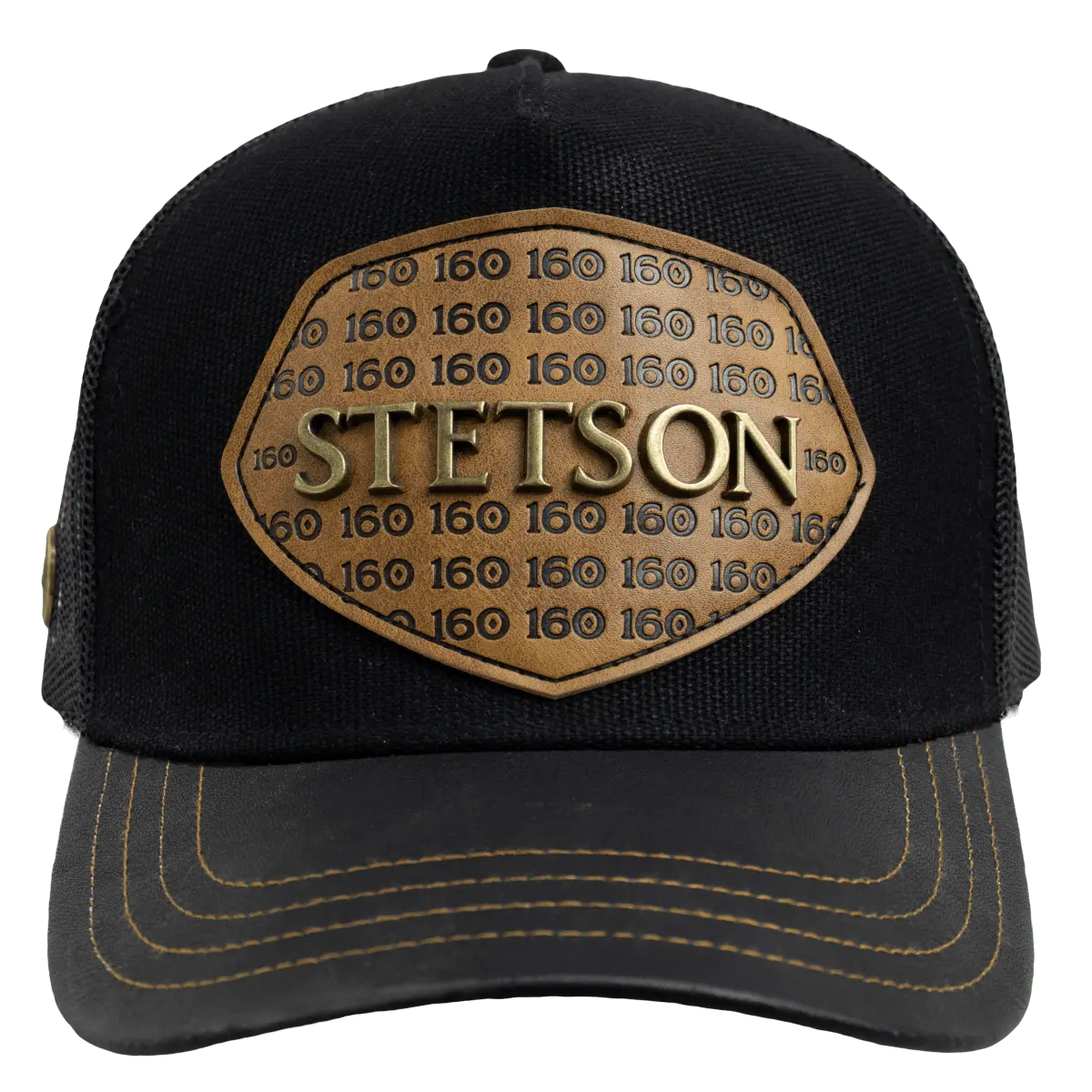Stetson 160th Anniversary Trucker Hat STES01 - Authentic Western Style with Breathable Mesh & Adjustable Snapback for Daily Use