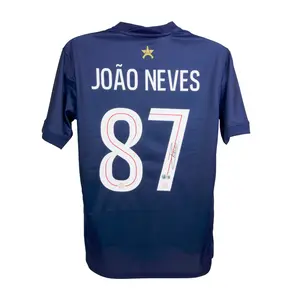 Joao Neves Signed PSG Soccer Jersey with Beckett COA