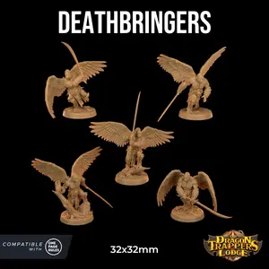 Deathbringer Gor'kul Monkey Simiax Legions | The Dragon Trappers Lodge |32mm Scale | Miniature TTRPG Mini DnD Dungeons Dragons Wargame
