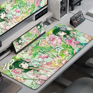 Apothecary Diaries HD Anime Gaming Mouse Pad, 80x30cm 3mm Thick, Locked Edge Non-Slip Natural Rubber Desk Mat for PC Accessories