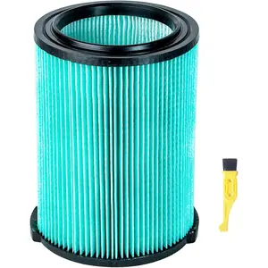 VF6000 5-Layer HEPA Replacement Filter for Ridgid Shop Vac 5-20 Gallon Wet/Dry Vacuums WD5500 WD0671 WD6425 WD7000 WD1280 WD1851 WD1680 WD1956 RV2400A 1400RV RV2600B, for Husky 6-9 Gallon Vacs