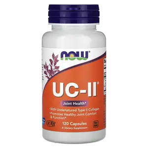 NOW Foods UC-II® Joint Health with Undenatured Type II Collagen, 120 Capsules