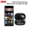 MINISO MS217 Noise Canceling Bluetooth 6.0 Invisible Sleep Earbuds - Waterproof Electronic Audio Headset, In-Ear Wireless Headphones with Built-In Microphone for Sports, Laptop Use
