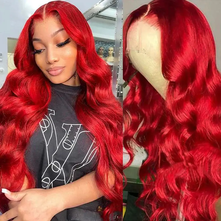 Red Color Body Wave