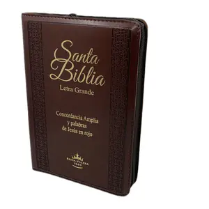 Biblia letra grande manual 12 puntos concordancia amplia rv1960 cierre índice café