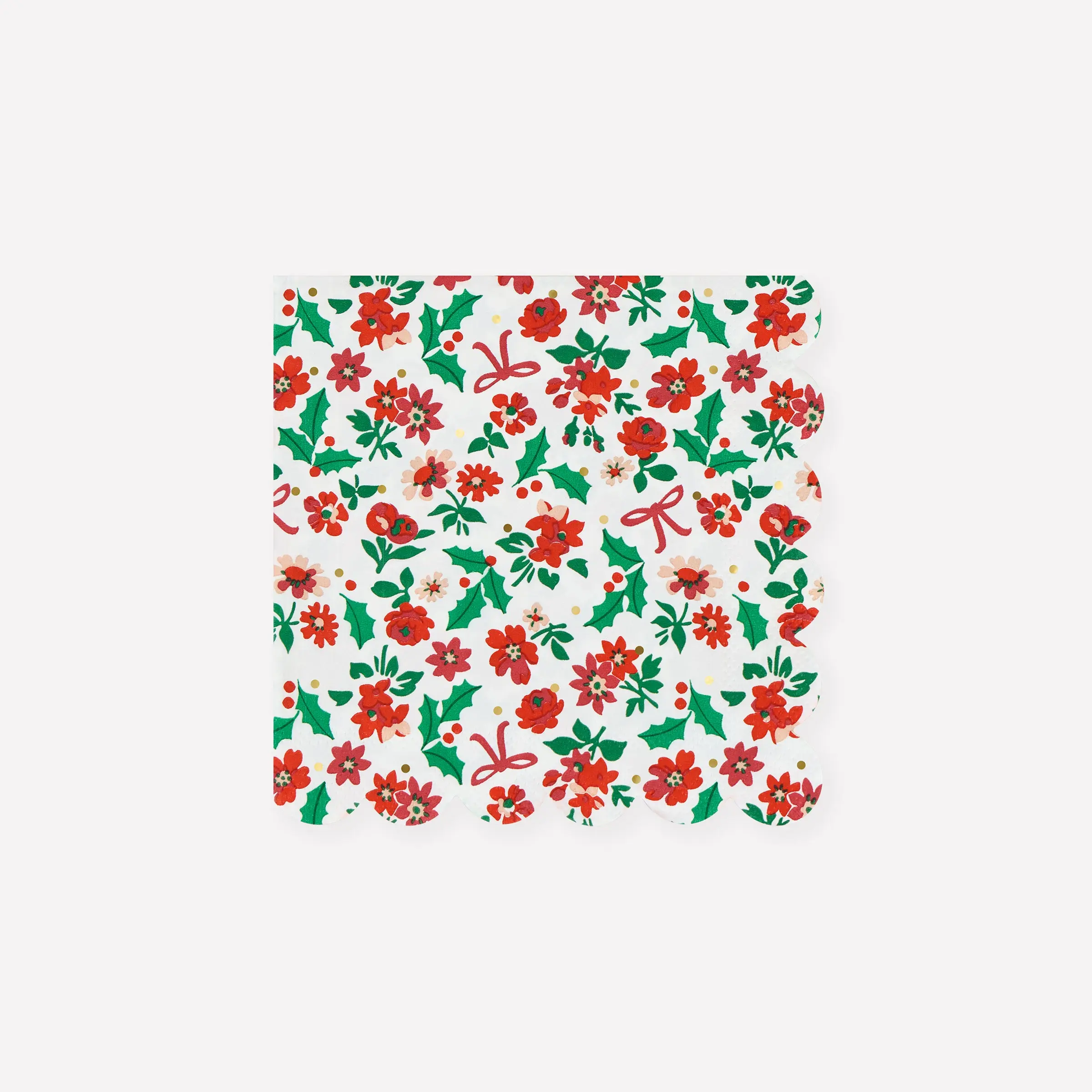 Holly Ditsy Small Napkins (x 16)