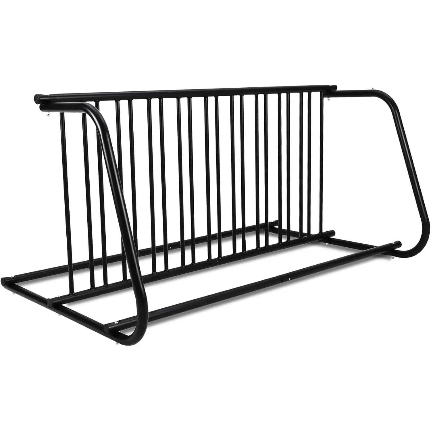 GARVEE Outdoor Bike Storage Rack with 10 Holders, Floor Stand Design, Exceptional Stability, Space-Saving, Lightweight, Dual-Sided Freestanding Organizer for Garages, Streets, Yards, and Bike Events