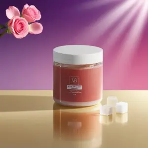 VB Azucar Glow Exfoliant & Brightening Sugar Scrub , Natural Hydrating Facial & Body Cleanser, Gentle Sugar Exfoliator for Smoother Skin, Refines Texture & Boosts Radiant Complexion