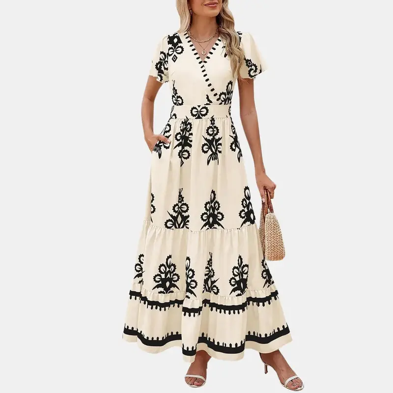 primavera long beaded dress 3073 Primavera Couture 3073 Prom Dress Sequins 8 / Black/Gold