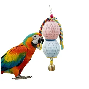 Hangable Chinchilla Squirrel Chew Toy, Tree Root Design, Non-Disposable Pet Product, Harvested From China, Ideal for Parrots