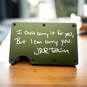 Slim RFID Wallet for Men – Personalized Engraved Minimalist Card Holder, Credit Cards Wallet