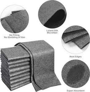 Magic Microfiber Cleaning Cloths 10-Pack, Durable Ultra-Absorbent Lint-Free Streak-Free Polishing Multi-Purpose Cloths, Reusable Rags for Windows, Kitchen, Car, Ultra-Absorbent Cleaning Cloths
