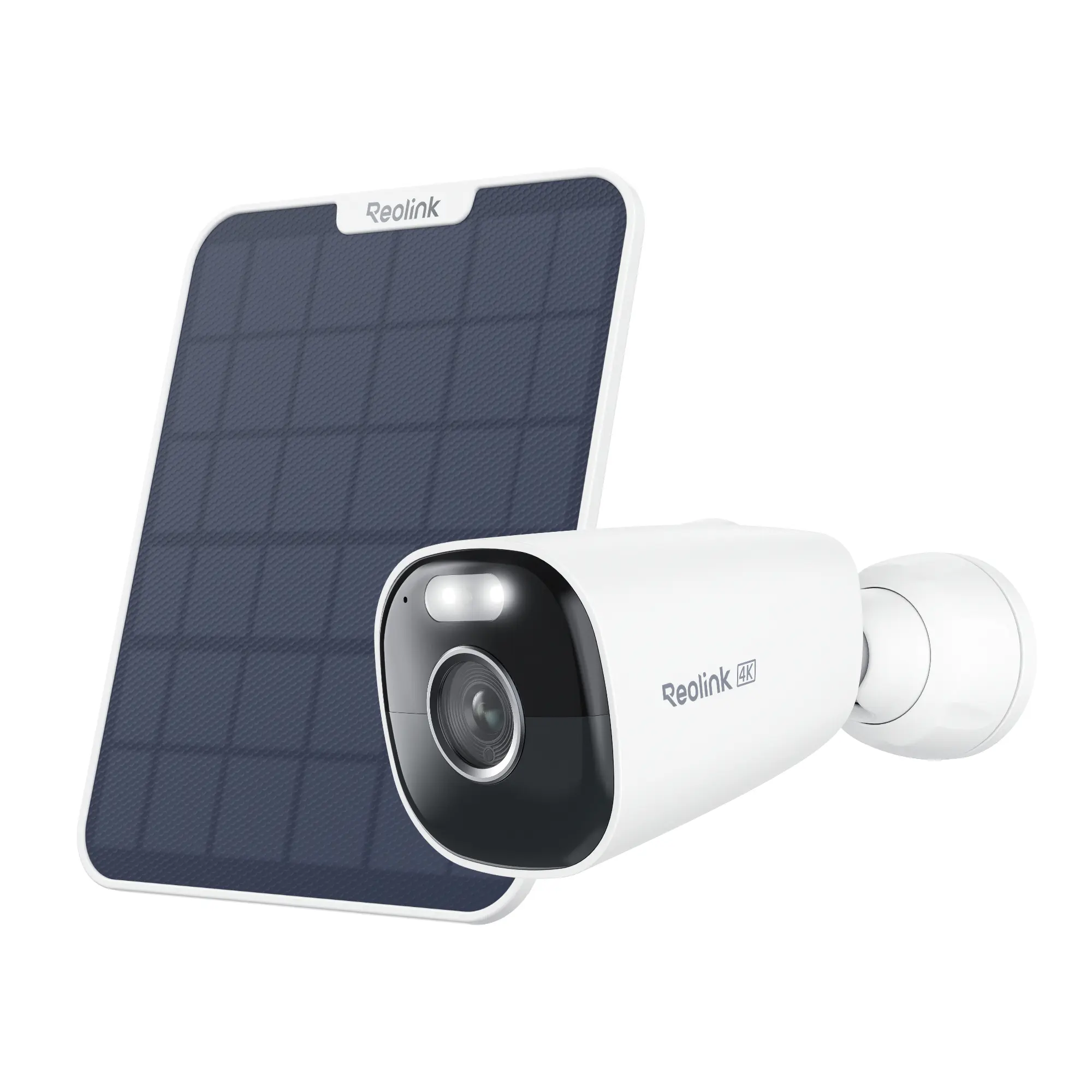 Reolink Argus Eco Ultra 4K 8MP Solar Security Camera with Built-in Battery, Dual Band WiFi 2.4/5GHz, Smart Detection