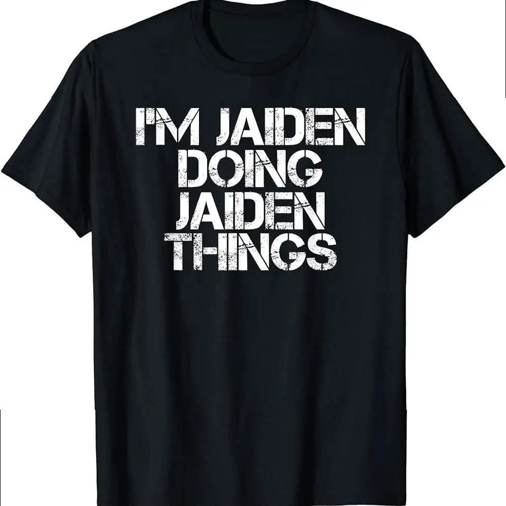 I'm Jaiden Doing Jaiden Things Name Funny Birthday Gift Idea T-shirt
