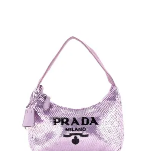 Pre-owned PRADA Sequins Shoulder Bags Re Edition 2000 Hobo Mini by Rebag