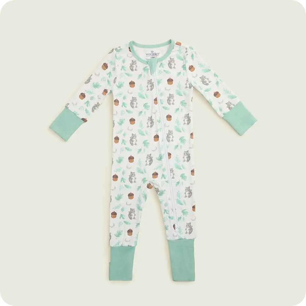 Gray Squirrel Footie Pajamas