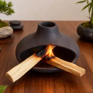 Unwind time | Ceramic incense burner + Palo Santo